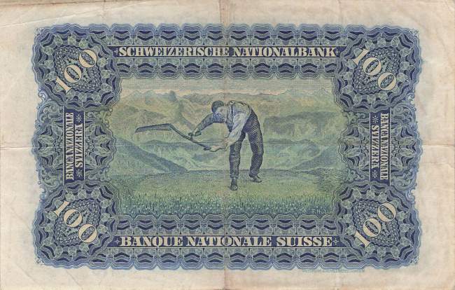 Schweiz 100 Franken 1943